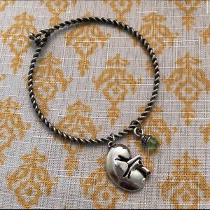 Kidney organ donation silver pewter bracelet!! New